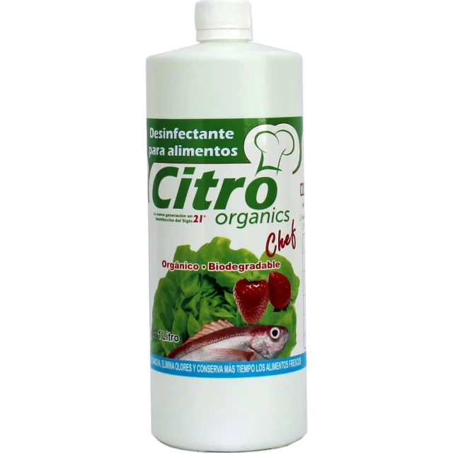 DESINFECTANTE PARA FRUTAS Y VERDURAS ORGANICO (CITRO ORGANICS) 1 L