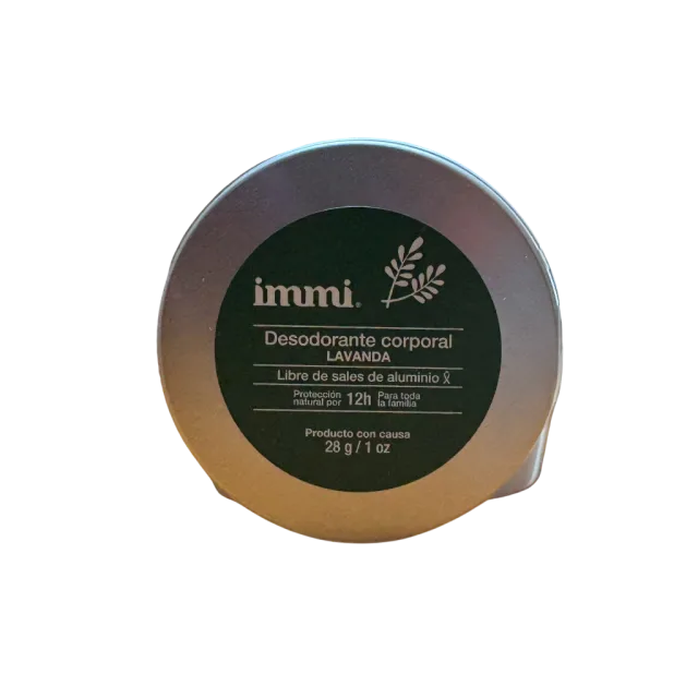 DESODORANTE MINI CORPORAL LAVANDA 28 G (IMMI)