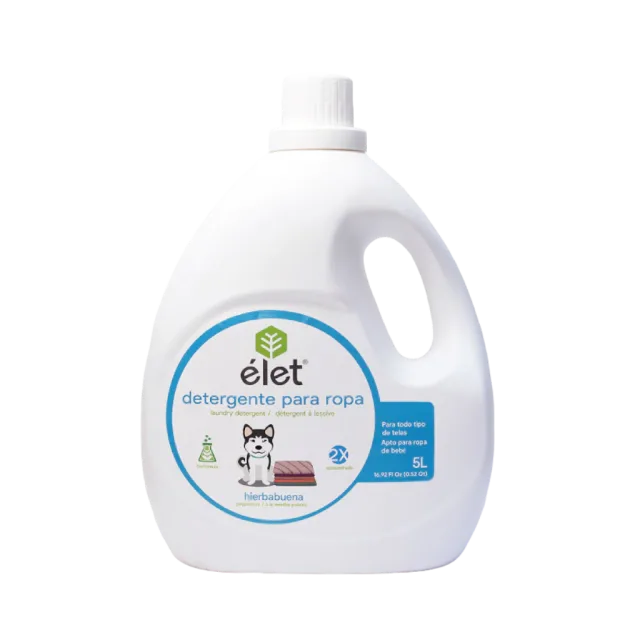 DETERGENTE PARA ROPA HIERBABUENA (ELET) 5 L