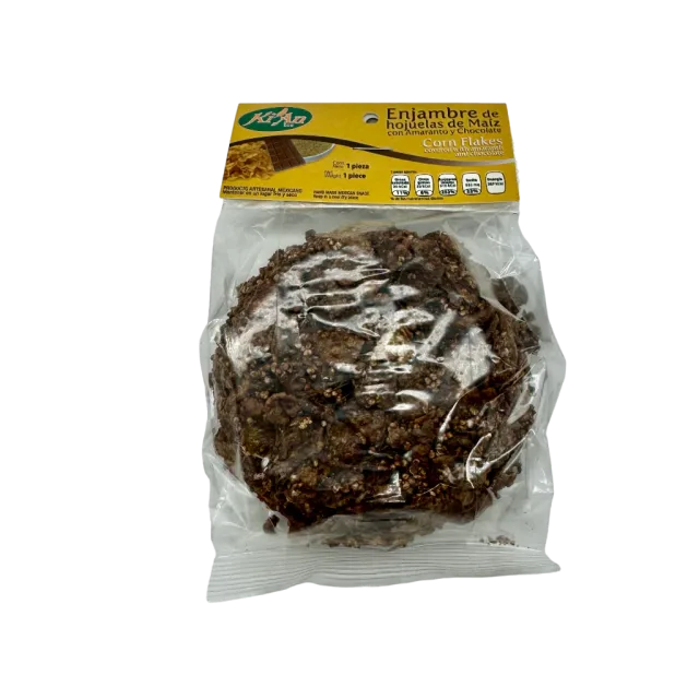 ENJAMBRE DE HOJUELAS DE MAIZ CON CHOCOLATE Y AMARANTO (KIAN) 1PZA