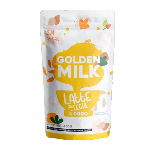 GOLDEN MILK LATTE POLVO (ORGANICA Y SALUDABLE) 450 G