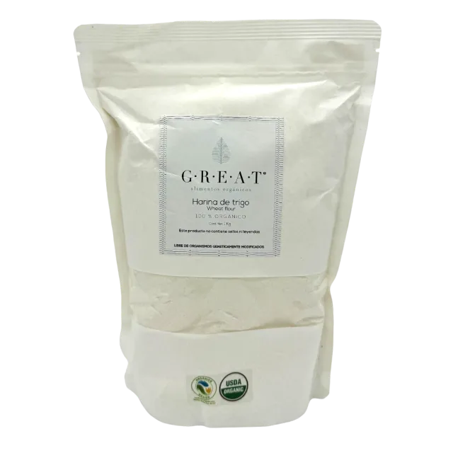 HARINA DE TRIGO ORGANICA (GREAT) 1 KG
