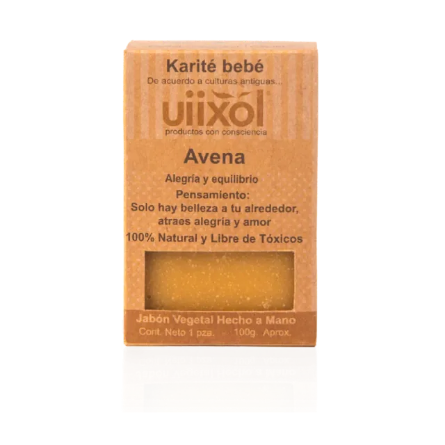 JABON BEBE BARRA AVENA MIEL UIIXOL 100 G
