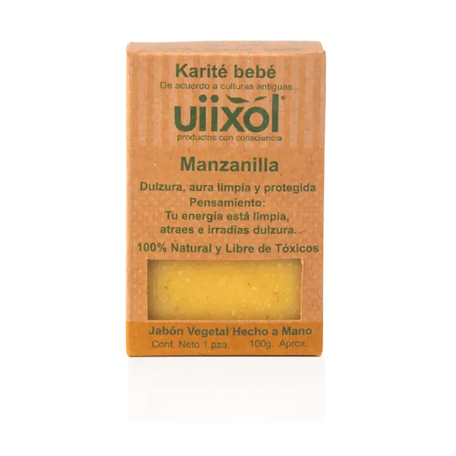 JABON BEBE BARRA MANZANILLA UIIXOL 100 G