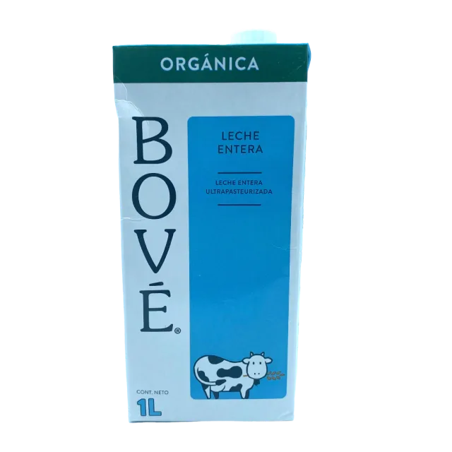 LECHE ORGANICA ENTERA DE VACA (BOVE) 1L