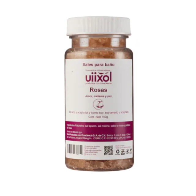 SALES DE BAÑO ROSAS (UIIXOL) 100 G