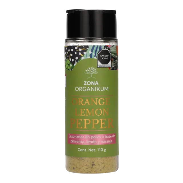 SAZONADOR ORANGE LEMON PEPPER 110 G (ZONA ORGANIKUM)