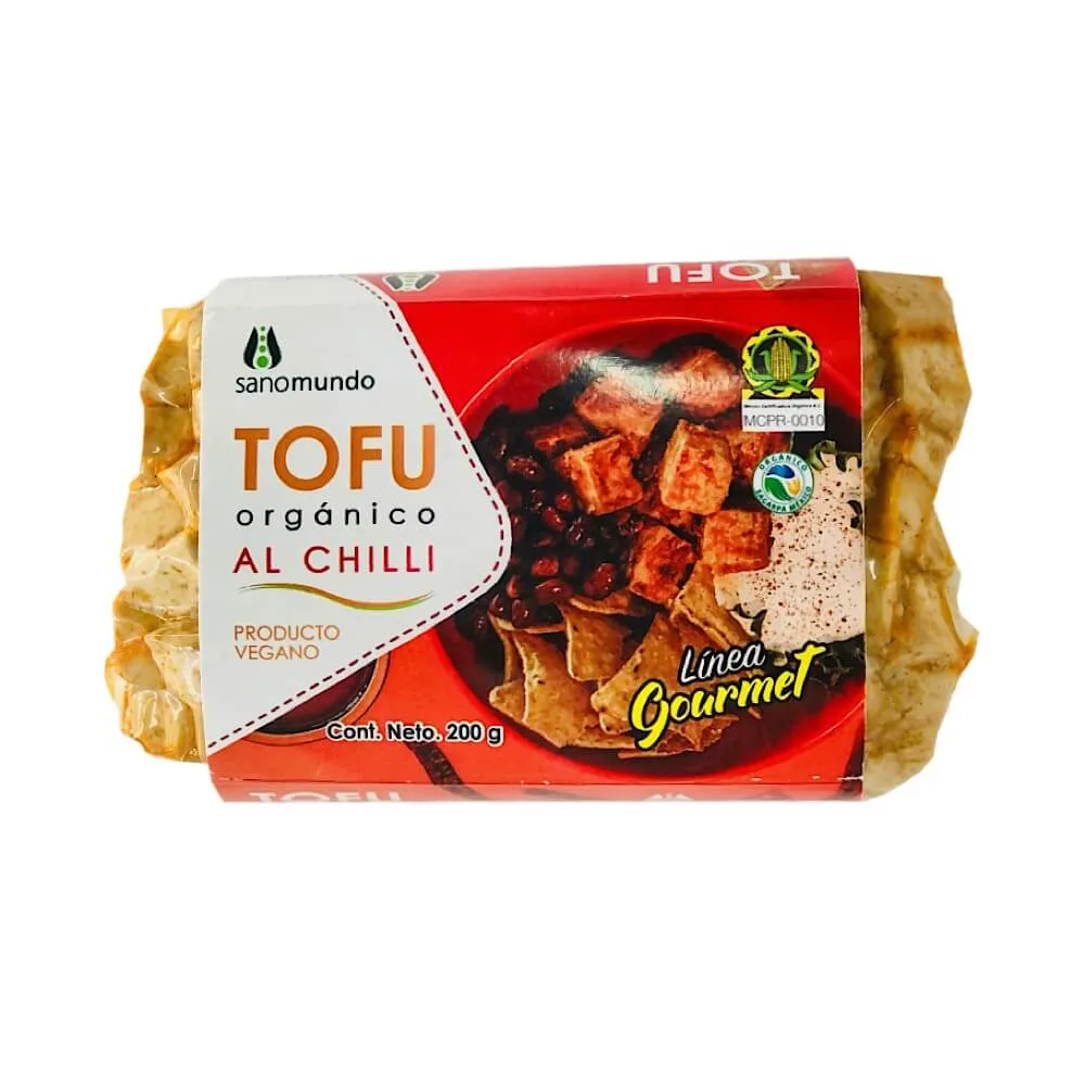 Tofu Orgánico al Chilli (Extra firme en cubos) 200g