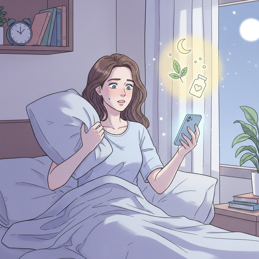 수면에 도움이 되는 건강기능식품은 어떤 것이 있을까요?