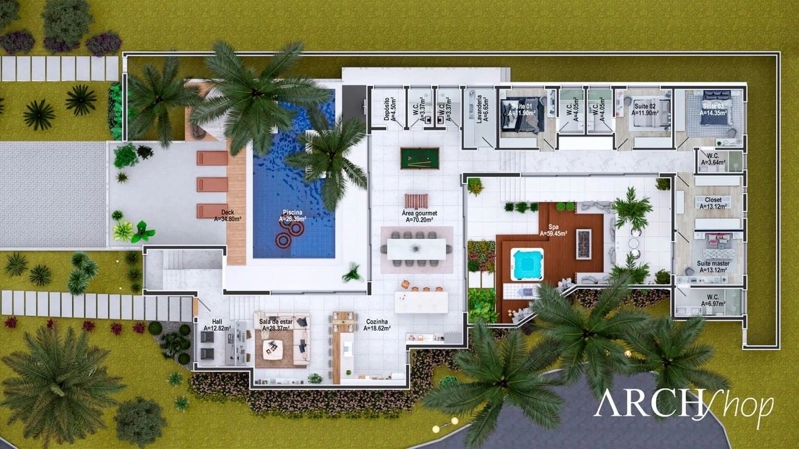 3-Bedroom Residential Property in Santa Bárbara d'Oeste