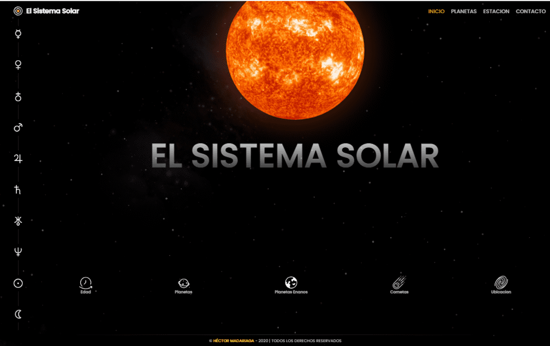 Nuestro Sistema Solar
