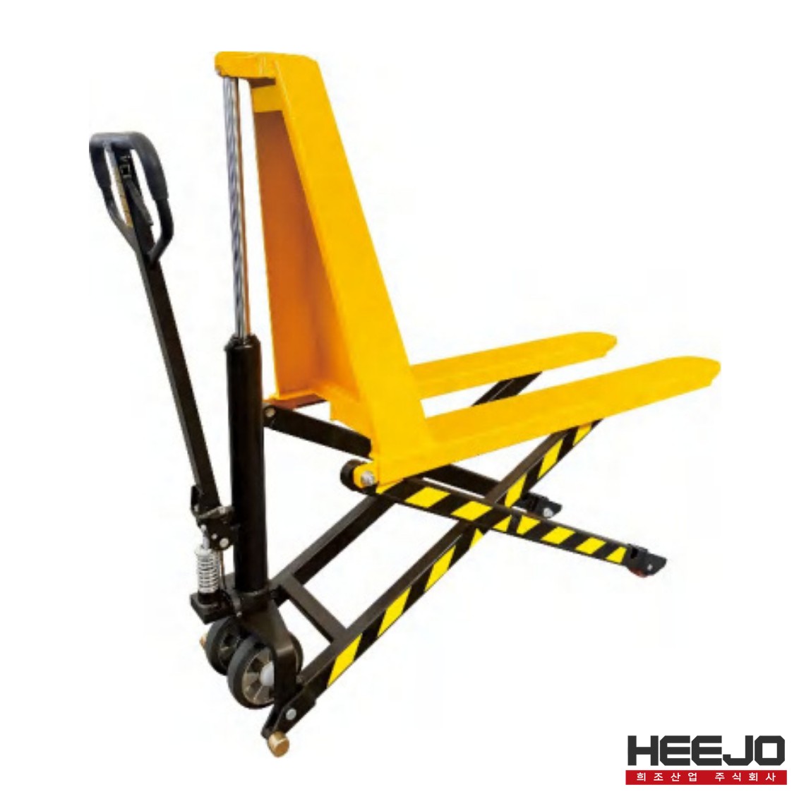 희조 하이잭 수동 시저리프트 고양정 파레트 트럭 (HJ-HLT) 4