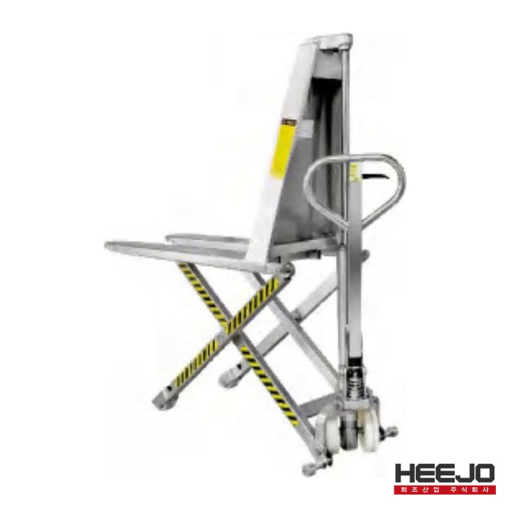 희조 하이잭 수동 시저리프트 고양정 파레트 트럭 (HJ-HLT) 6