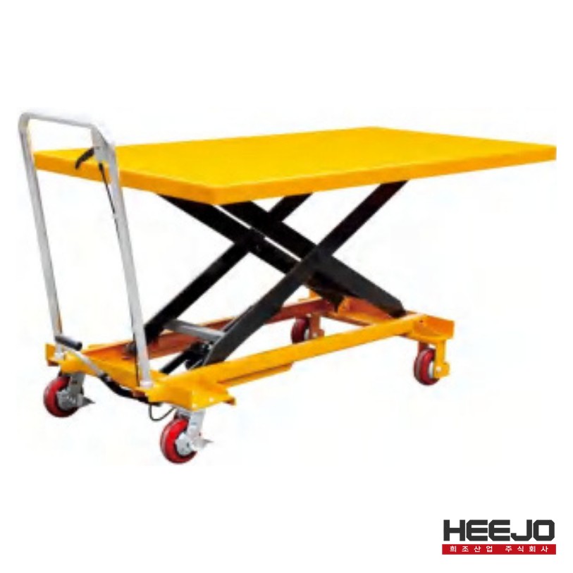 희조 테이블리프트 XL 수동 테이블 리프트 (초대형, 분리형 펌프/풋 페달, 500-2000kg) (HJ-PTD) 2