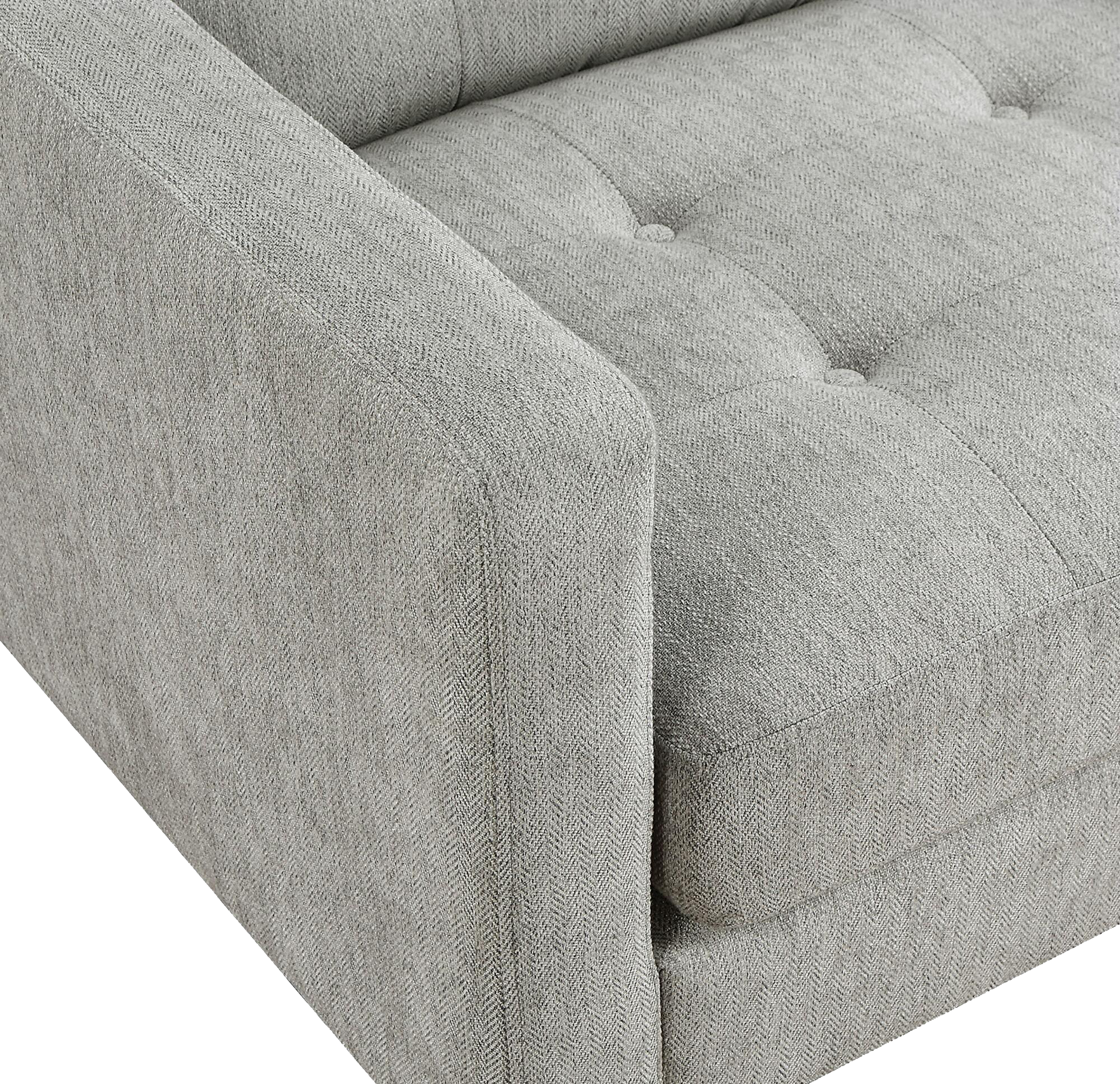 Cannon Mid Century Tufted Upholstered Loveseat