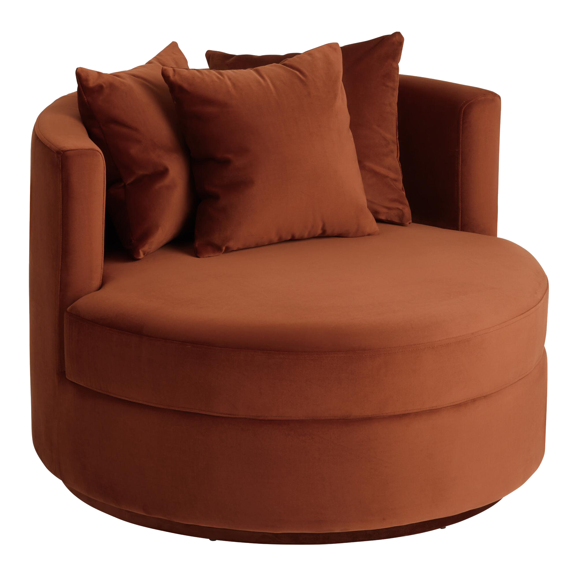 Rico Oversized Upholstered Swivel Chair