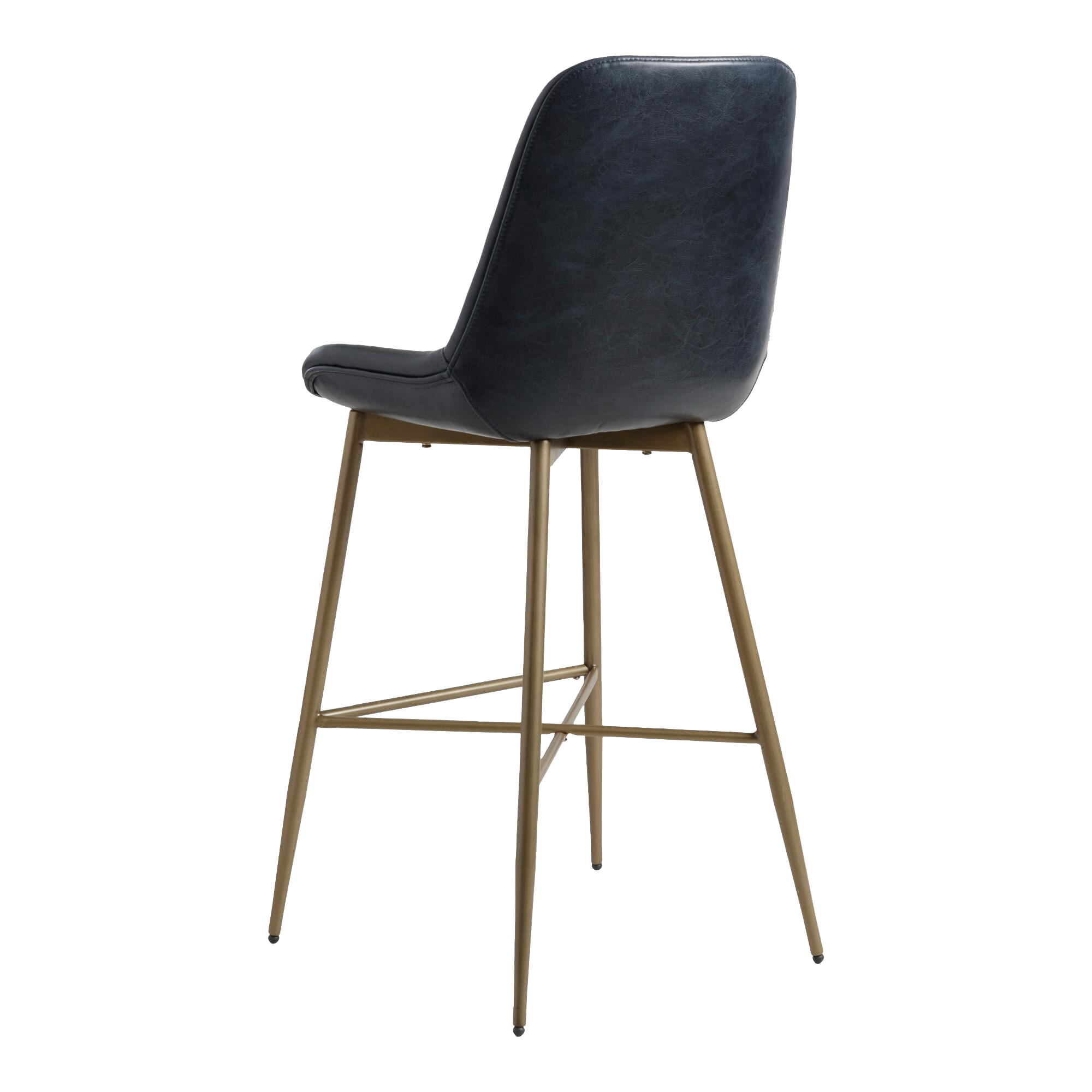 Tyler Bi Cast Leather Molded Barstool