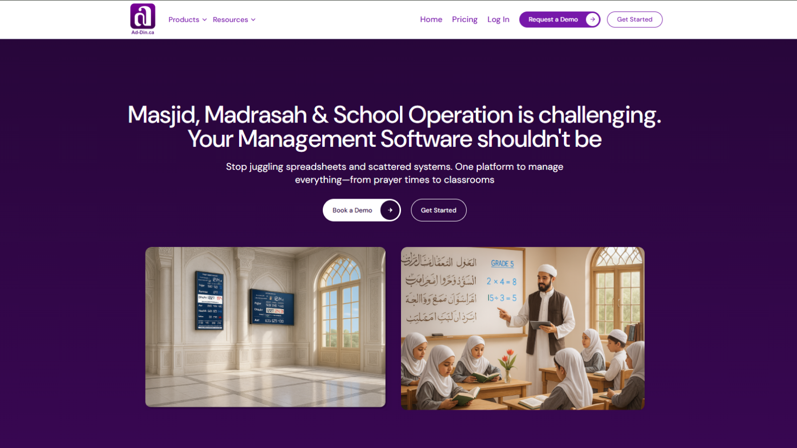 Ad-Din Dashboard