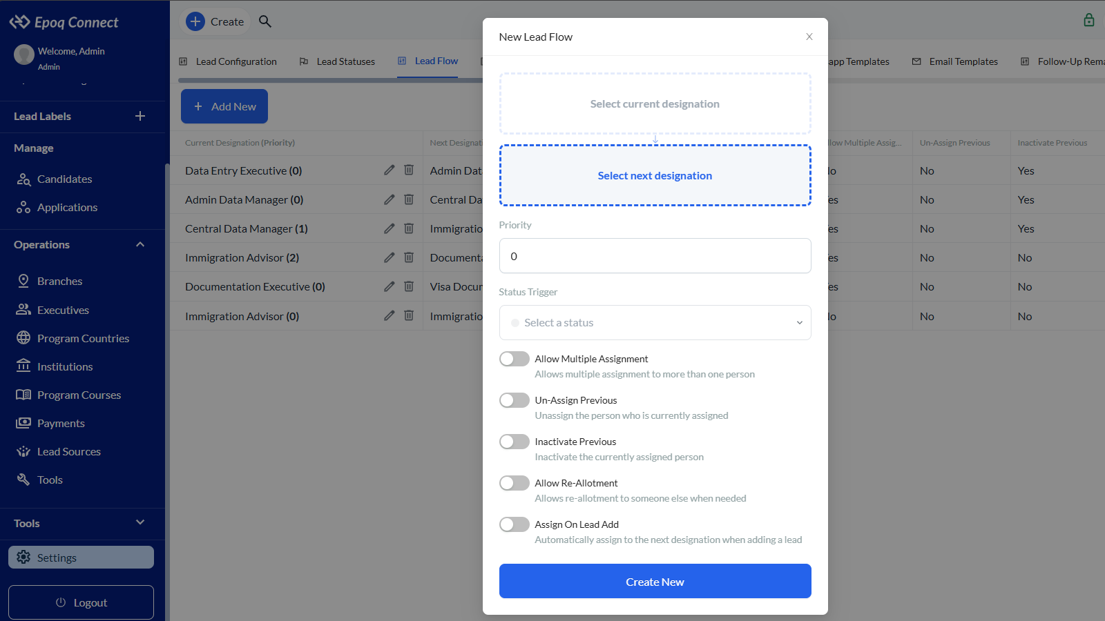 Analytics Interface