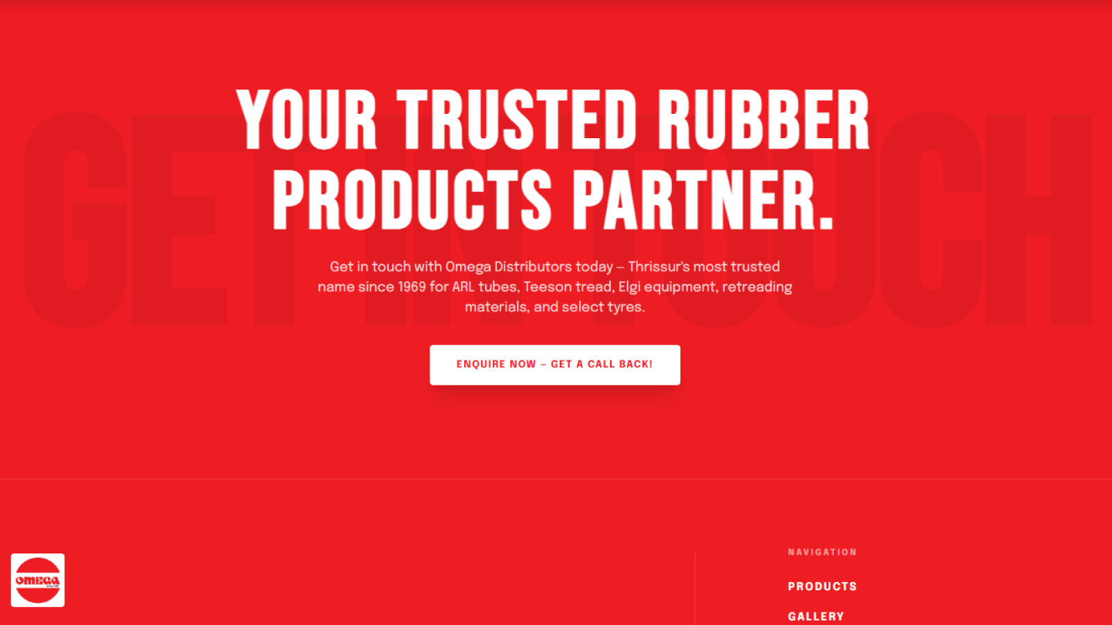 Omega Distributors B2B Ordering Portal
