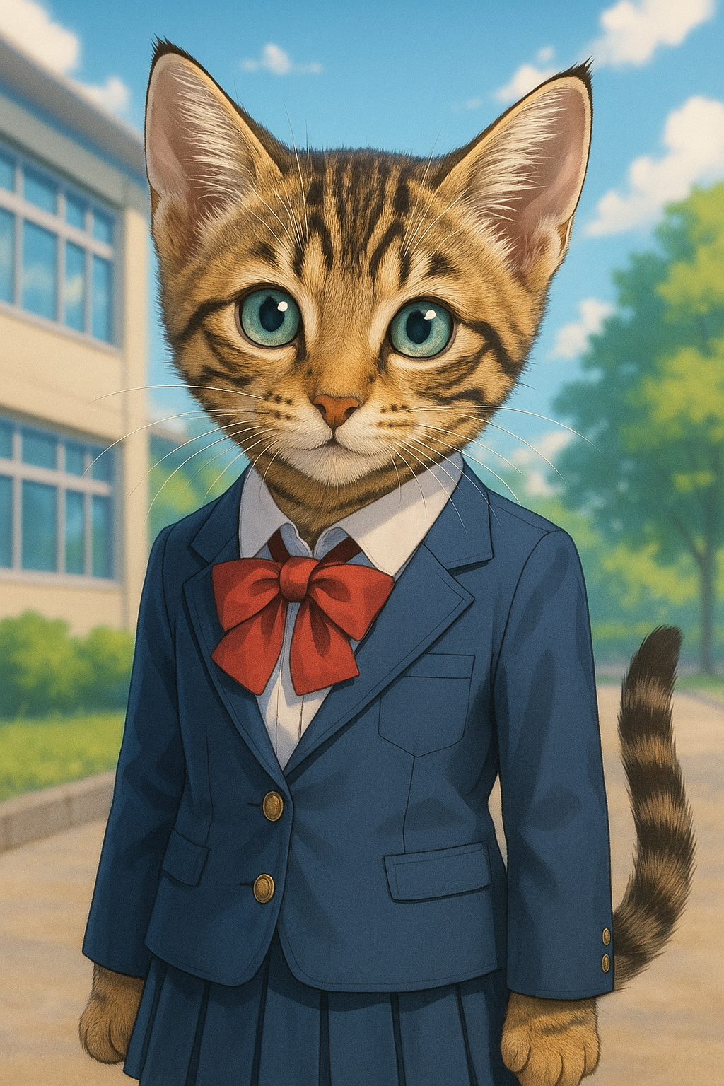 Anime School Uniform Style