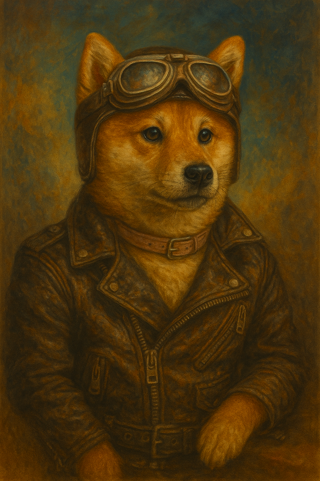 Biker Jacket & Goggles Style
