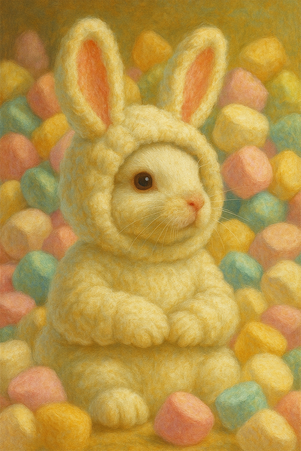 Marshmallow Bunny Suit Style