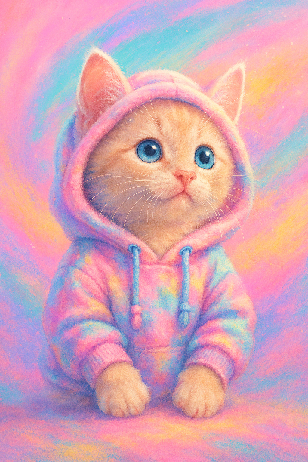 Cotton Candy Hoodie Style