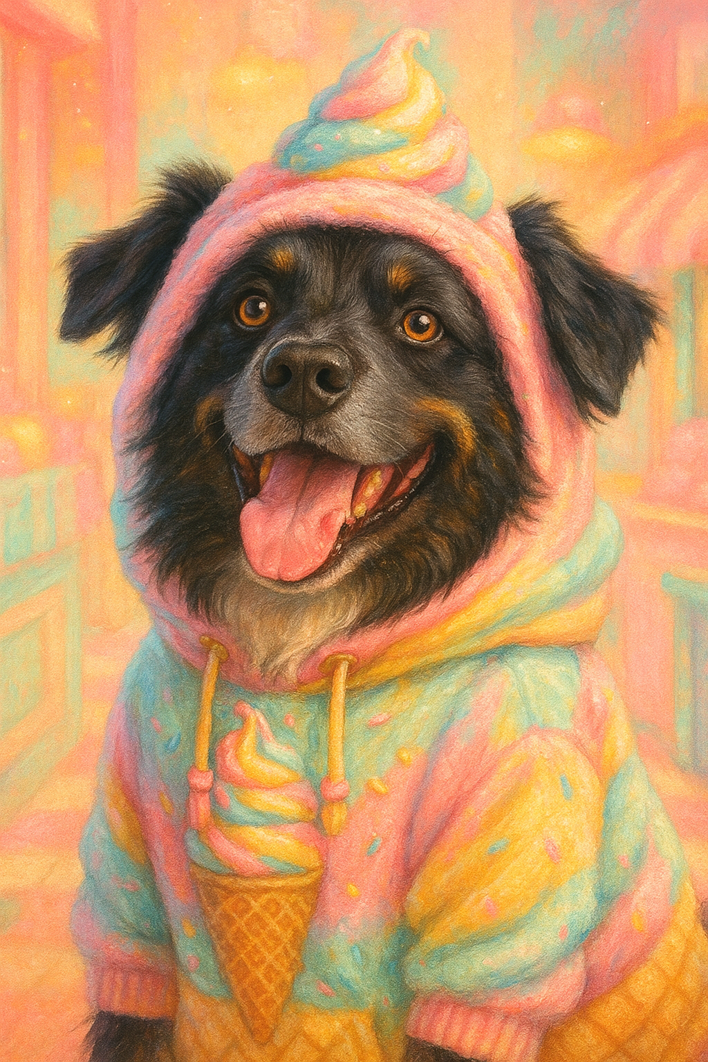Ice Cream Cone Hoodie Style