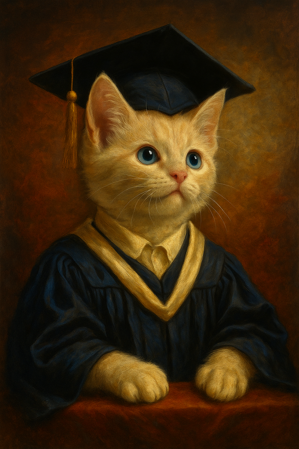 Graduation Cap & Gown Style