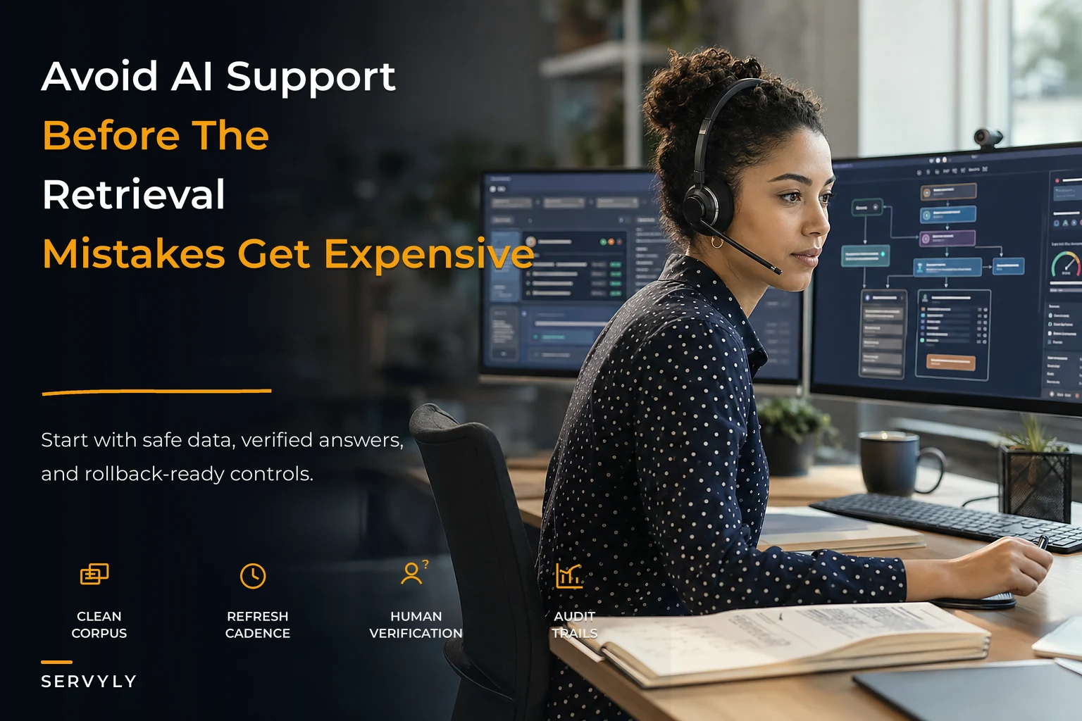 Avoid Costly AI Mistakes in Support: Phased Knowledge Engineering, Retrieval Design and Rollback Controls