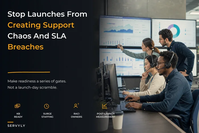 Avoid Post-Launch Support Chaos: A Gate-Based Release Readiness System with KB, Surge Staffing and Launch-Day Protocols