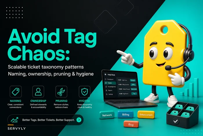 Avoid Tag Chaos: A Scalable Ticket Taxonomy with Naming, Ownership and Pruning Rules