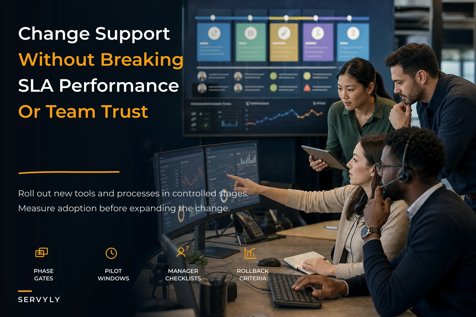 Change & Adoption Playbook for Support Teams