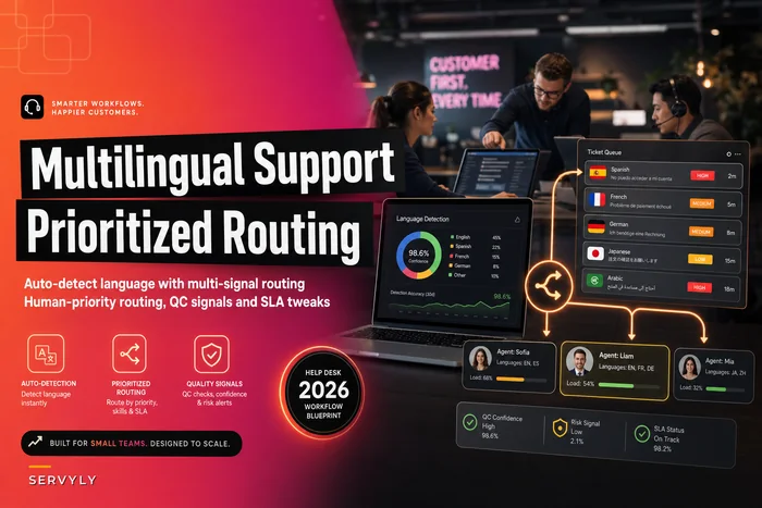 Multilingual Support Workflows for Small Teams: Auto‑Detection, Prioritized Routing and Quality‑Check Signals