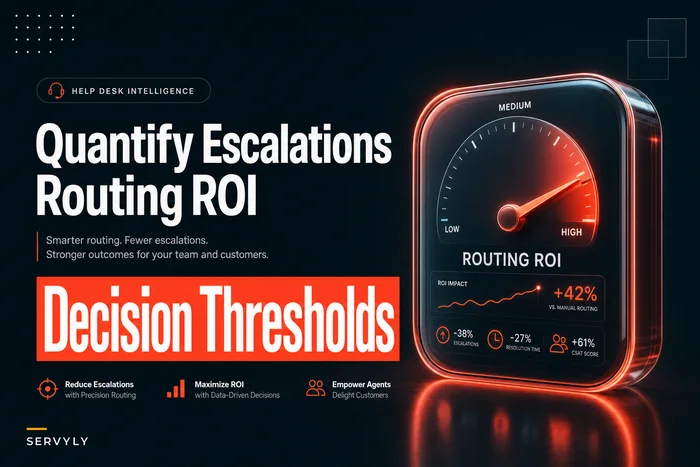 Quantify the Cost of Escalations: A Simple Routing ROI Model, Decision Thresholds and Worked Examples