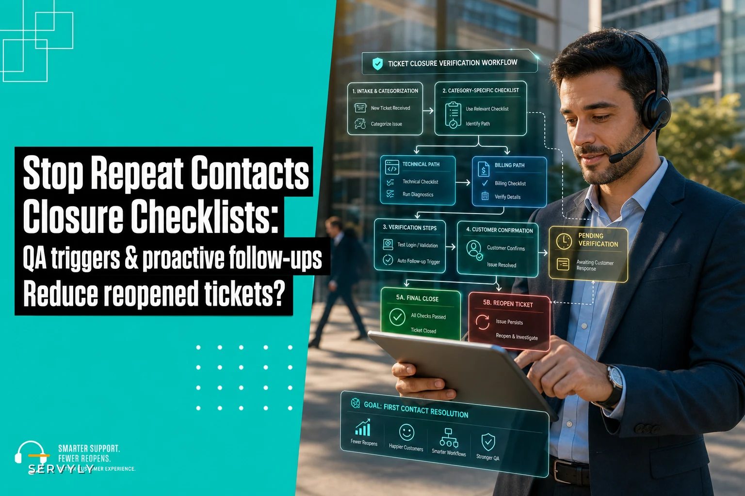 Stop Repeat Contacts: Closure Checklists and QA Triggers That Reduce Reopens