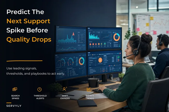 Support Analytics That Predict Workload & Quality Issues: Leading Indicators, Thresholds and Ownerable Playbooks