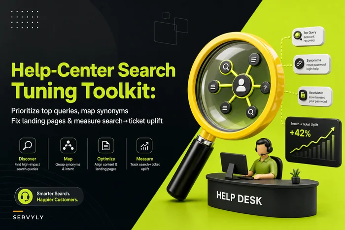 Tune Help‑Center Search to Cut Tickets: Prioritize Top Queries, Map Synonyms and Fix Landing Pages