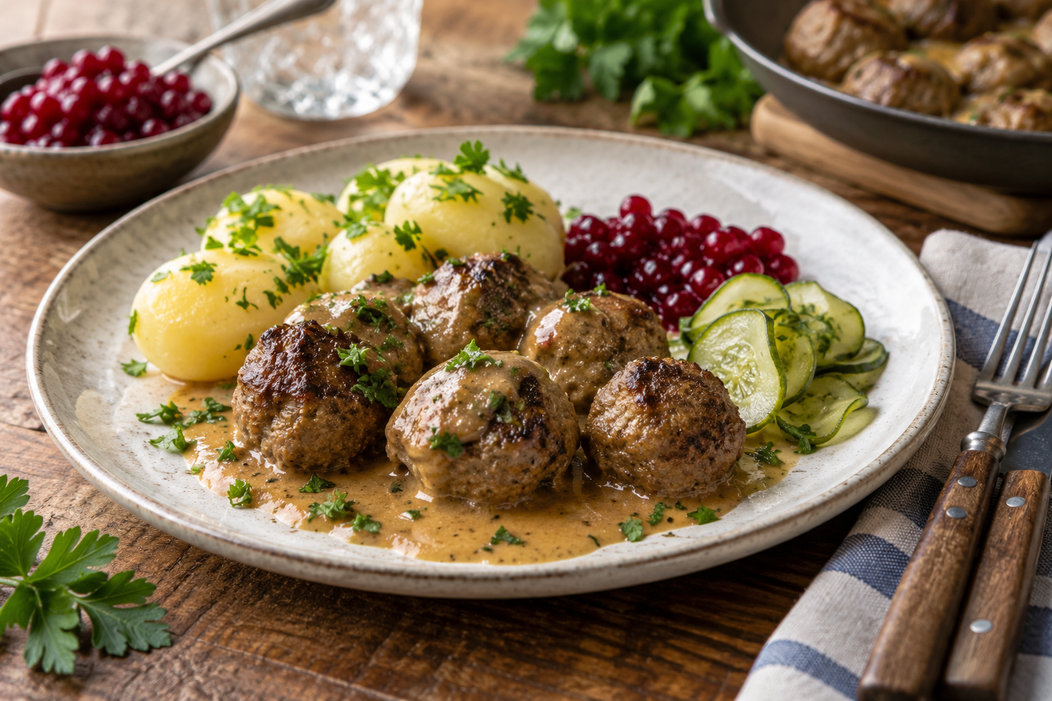 Klassiska svenska köttbullar