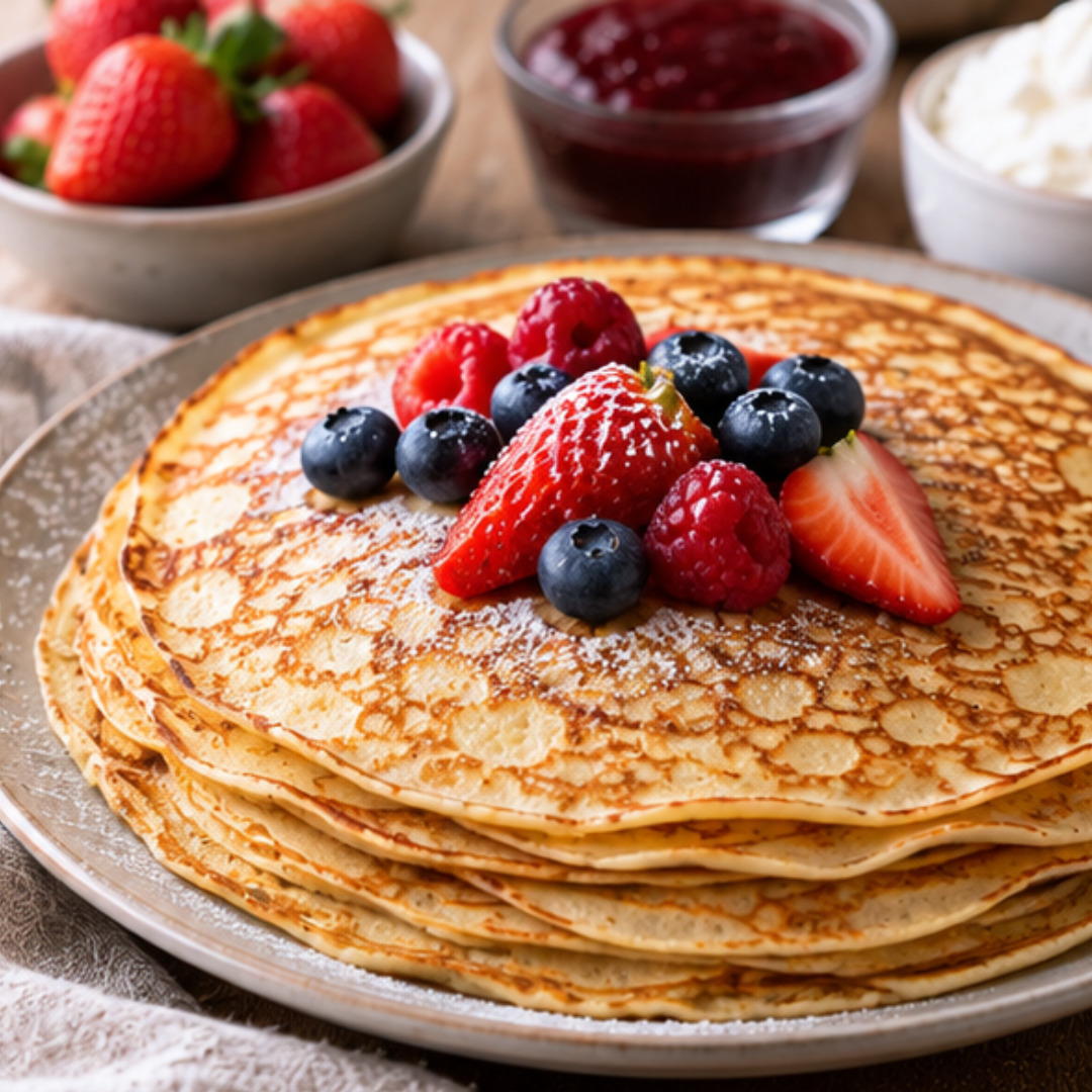 Klassiska svenska pannkakor