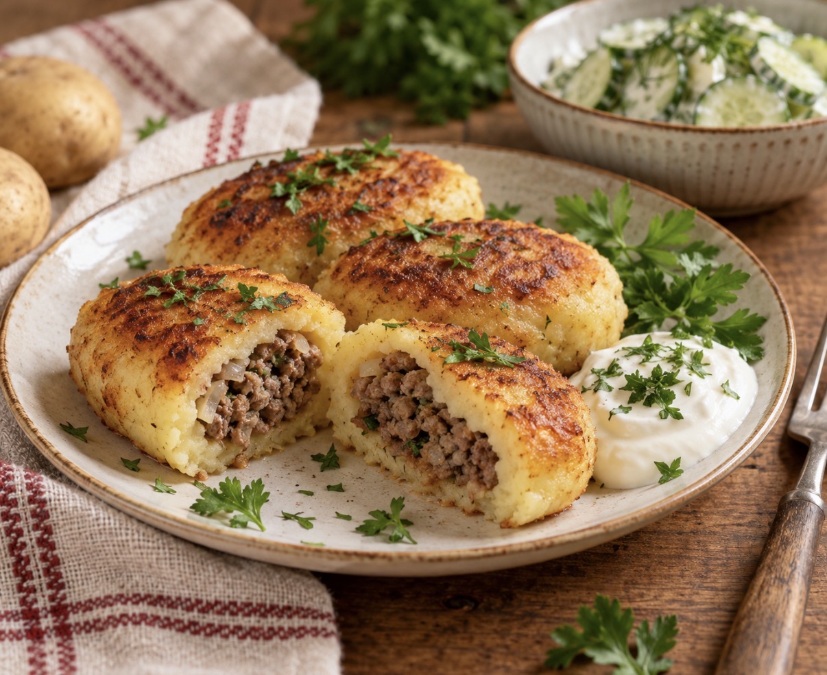 Potatisbullar med kött — Zxrazy
