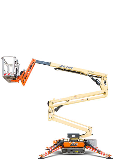 PLATAFORMA ARTICULADA 55 FT / 19 M MOTOR ELECTRICO CON ORUGAS