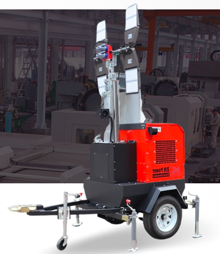 TORRE DE ILUMINACION 4000 WATTS ILUMINACION LED