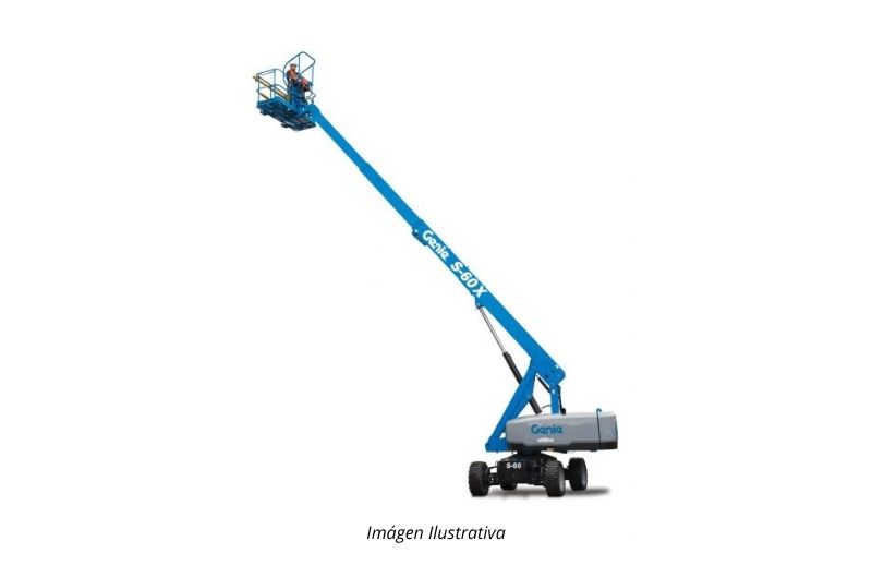 PLATAFORMA TELESCOPICA 60 FT / 20 M MOTOR A DIESEL
