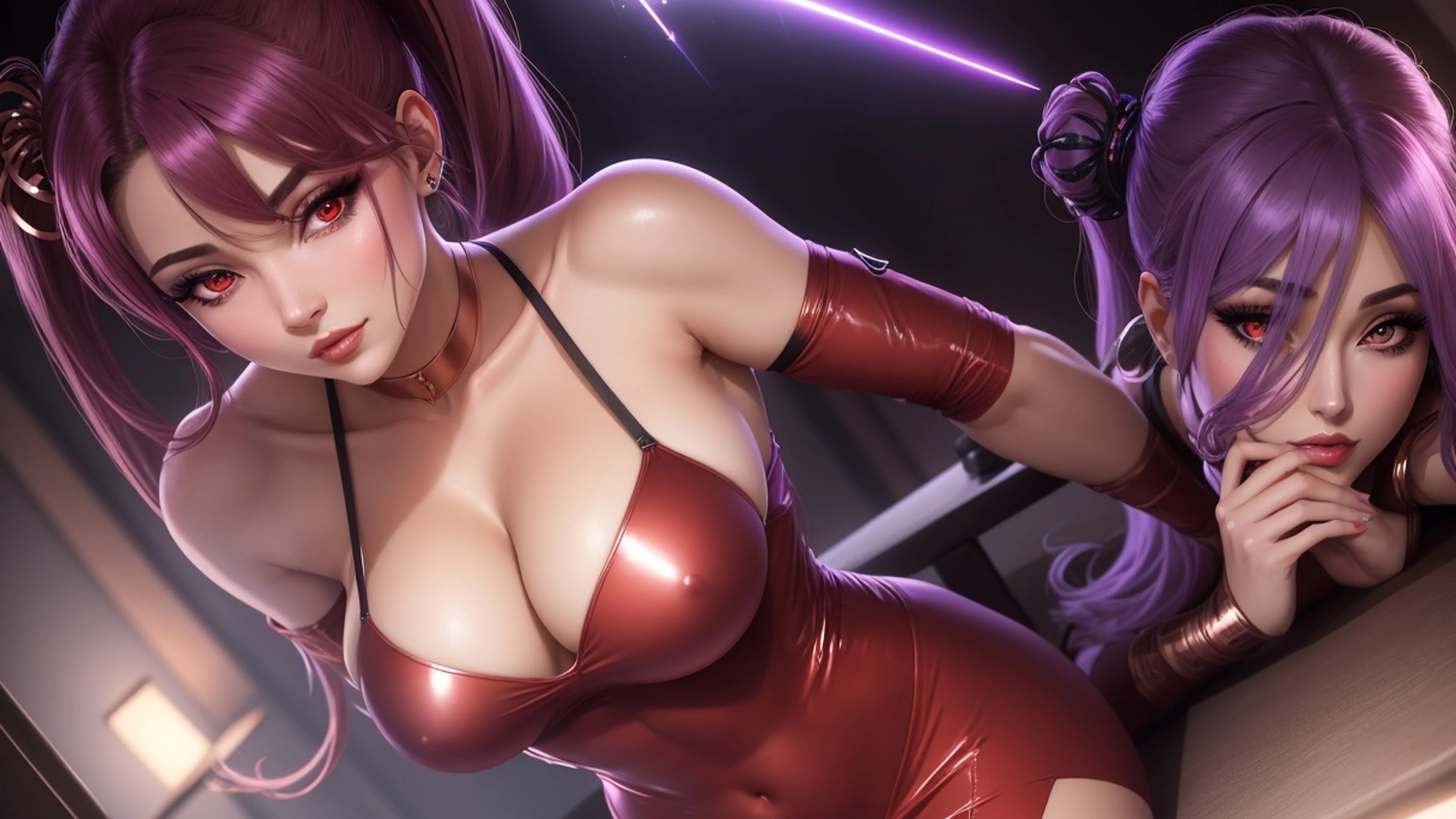 Sensual Demon Knight — 36-piece Jigsaw Challenge Wallpaper desktop preview