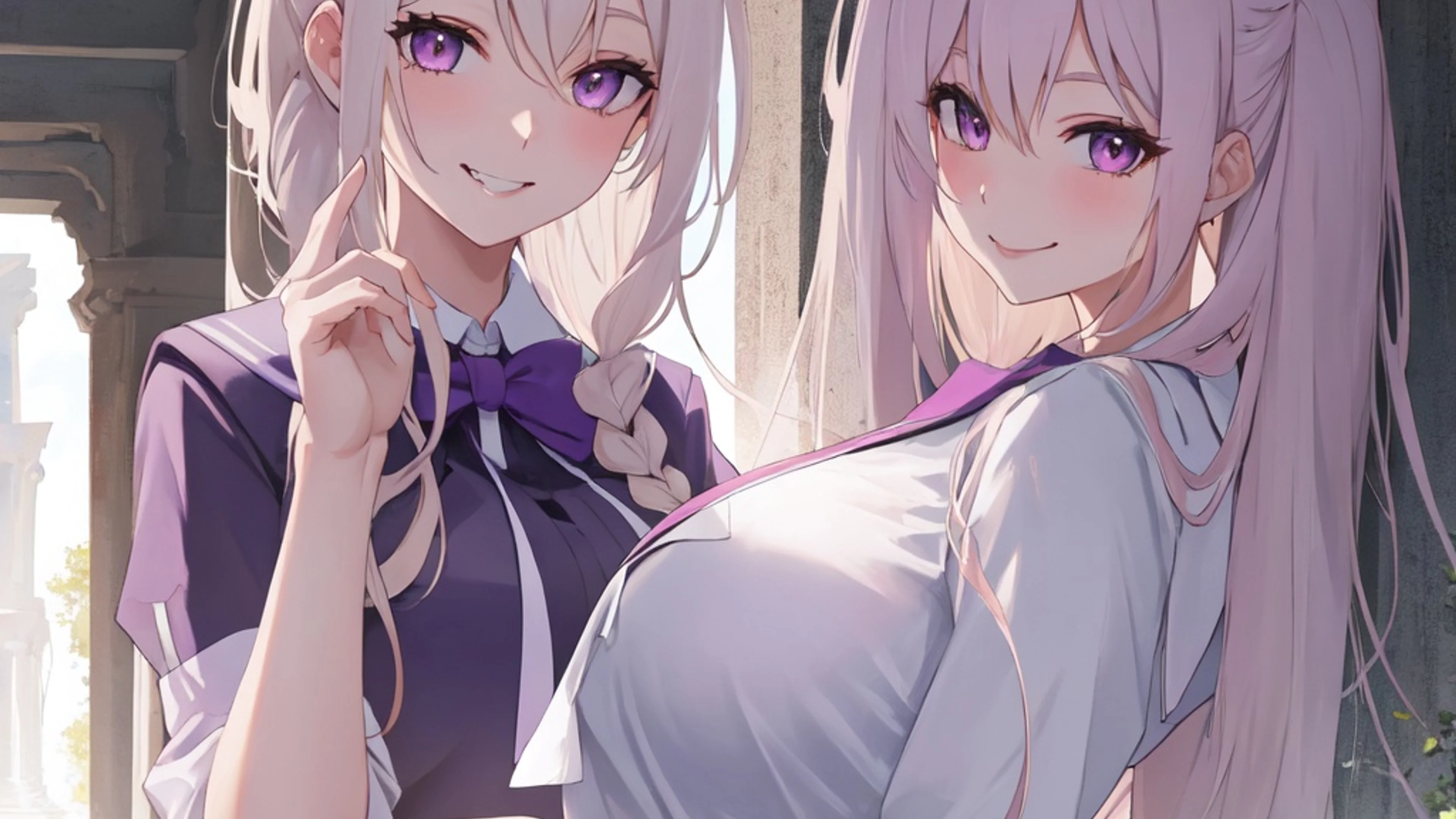 Sensual Archer Huntress — Word Reveal Challenge Wallpaper desktop preview