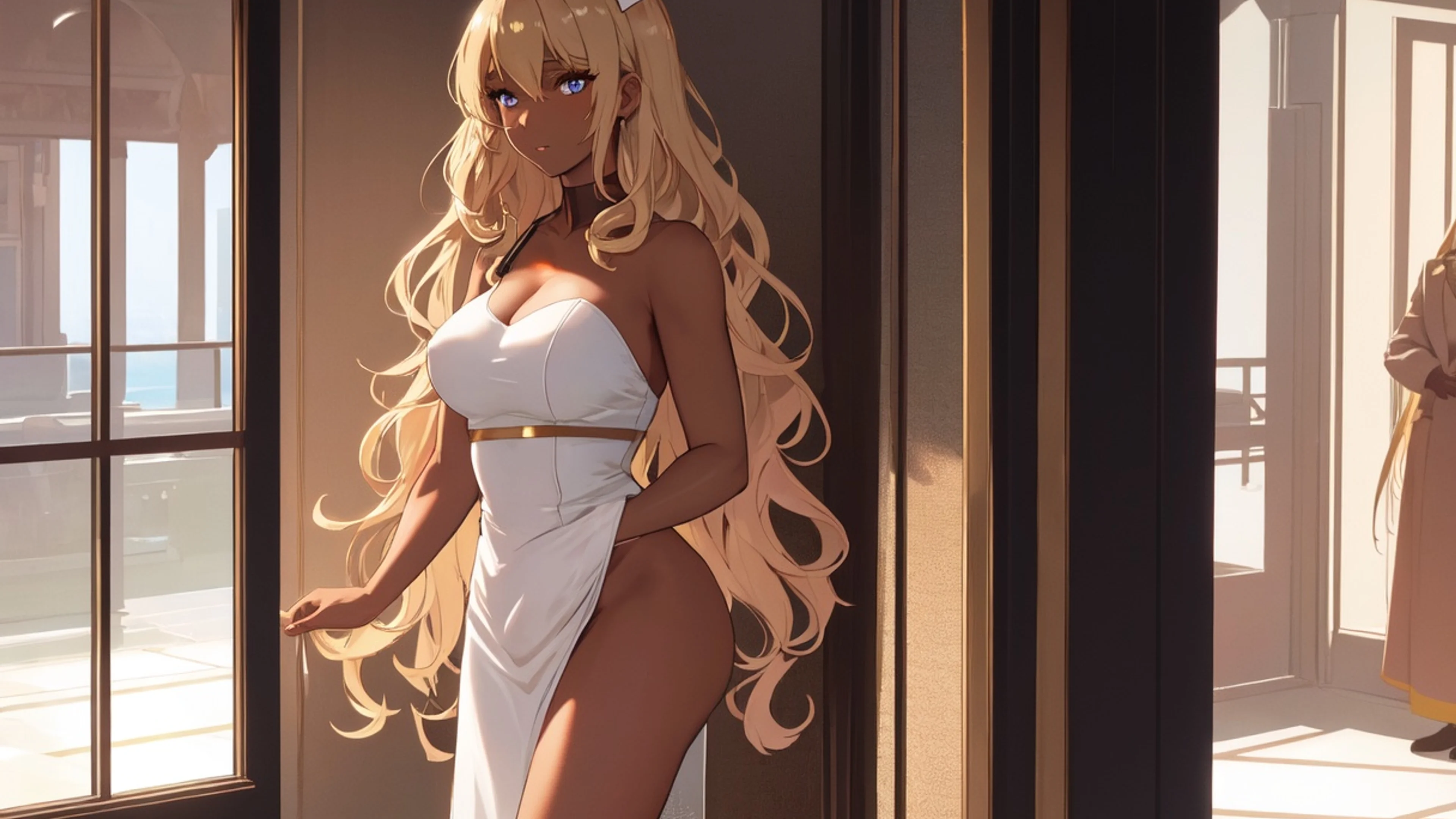 Stunning Waifu Art — Puzzle Game Wallpaper desktop preview