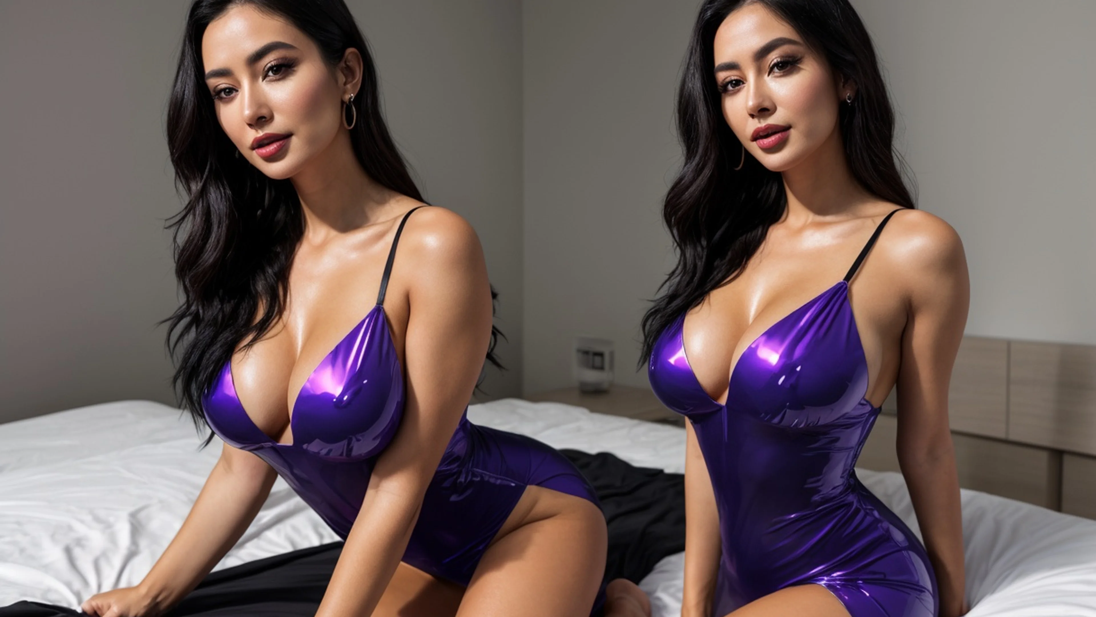 Sensual Assassin Seductress — 36-piece Jigsaw Challenge Wallpaper desktop preview