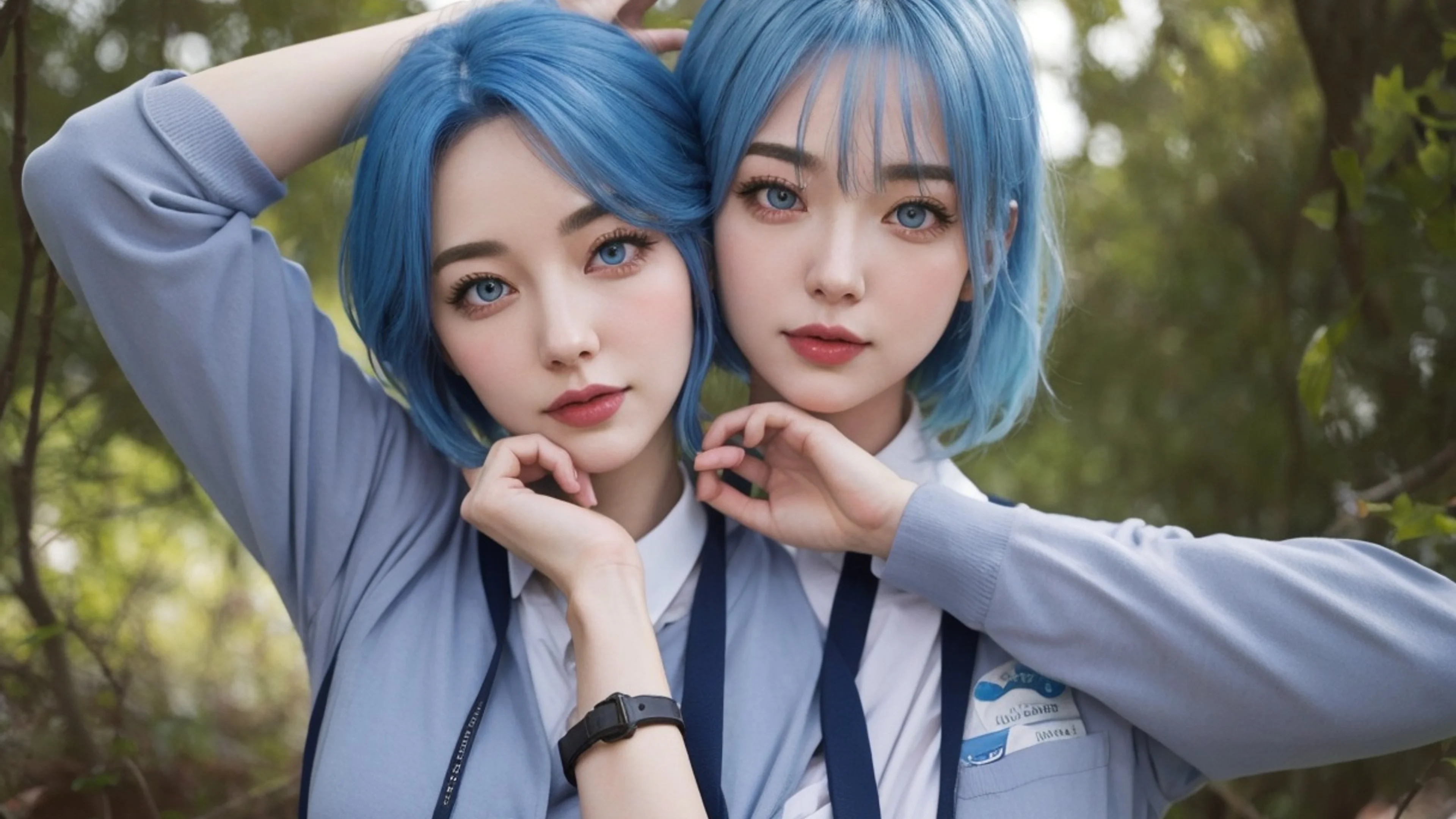 Sensual Fox Girl Stretch — Fantasy Jigsaw Challenge Wallpaper desktop preview